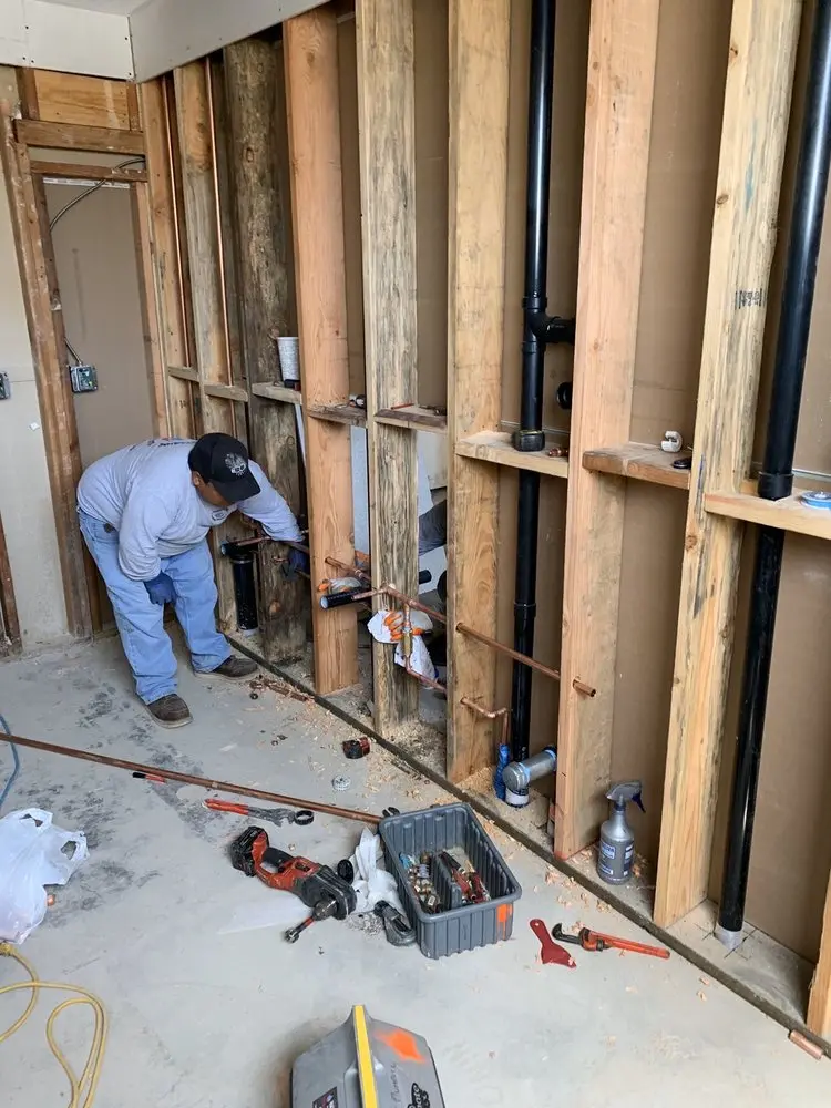 Commercial rough-in plumbing for Gas Line Repair in Whiskey Creek
